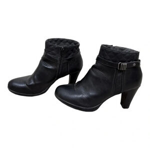 RIALTO Popcorn Ankle Boot Women’s Zip Side‎ Buckle Bootie